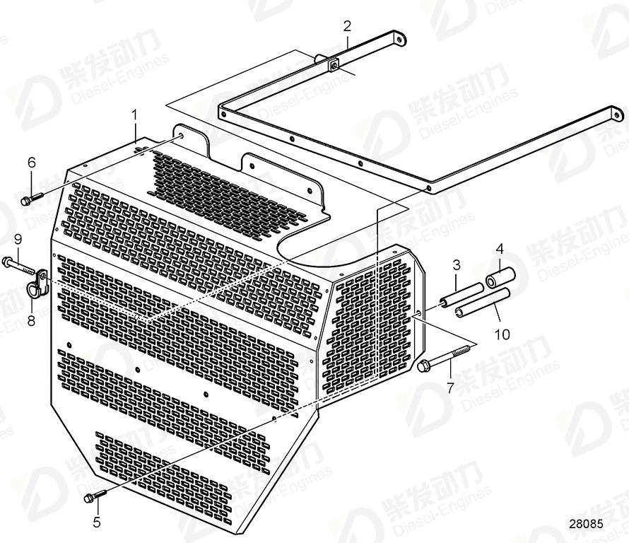 volvo penta Spacer sleeve 3830771 Drawing volvo penta Spacer sleeve 3830771 Drawing